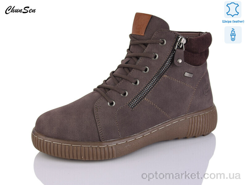 Купить Черевики жіночі M223-2 Chunsen коричневий, фото 1