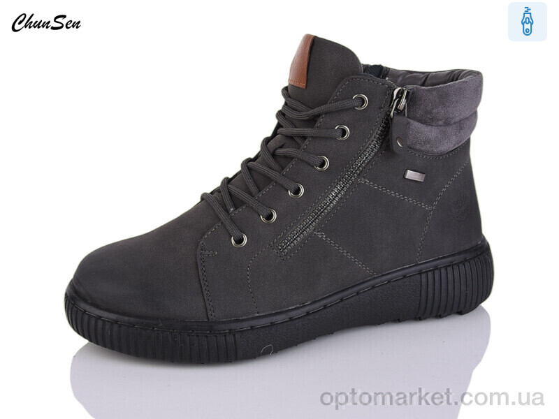 Купить Черевики жіночі M223-5 Chunsen сірий, фото 1