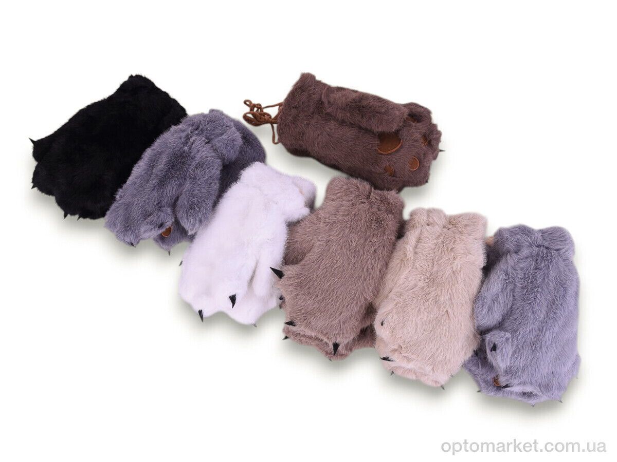 Купить Рукавиці дитячі M23-17 лапка (норка) mix Number one мікс, фото 1