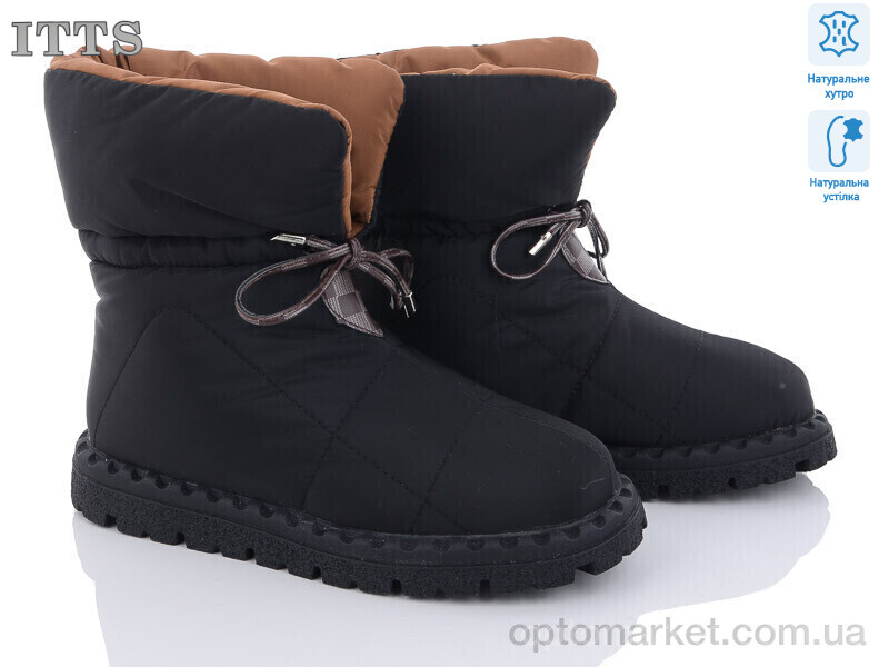 Купить Дутики жіночі M25-1 ITTS чорний, фото 1