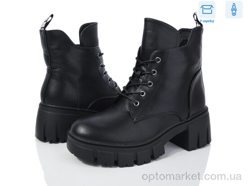 Купить Черевики жіночі M25-1 L&M чорний, фото 1