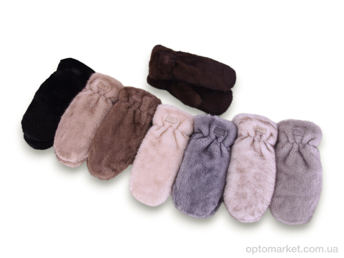 Купить Рукавиці жіночі M25-71 (норка) mix Number one мікс, фото 1
