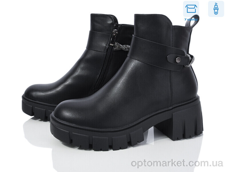 Купить Черевики жіночі M26-1 L&M чорний, фото 1