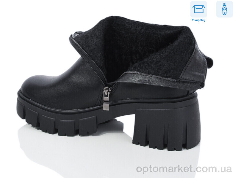 Купить Черевики жіночі M26-1 L&M чорний, фото 2