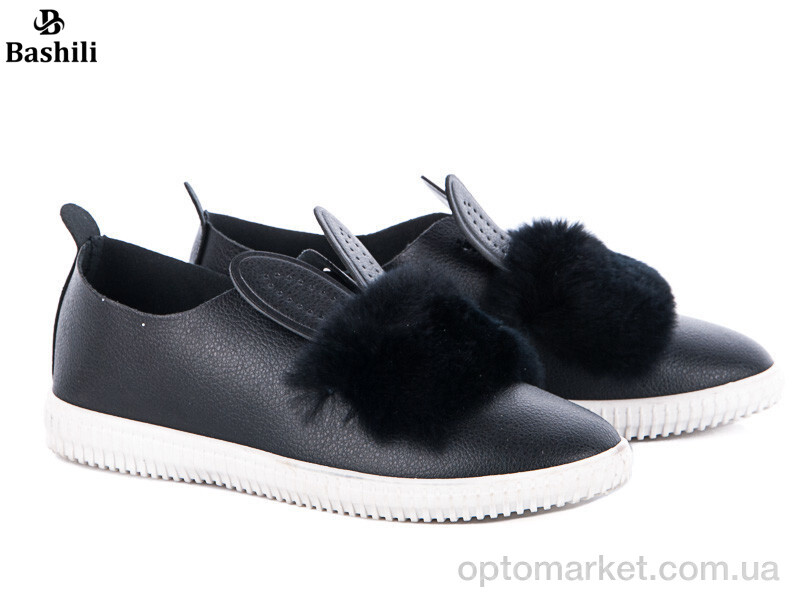 Купить Мокасини жіночі M26 Башили чорний, фото 1