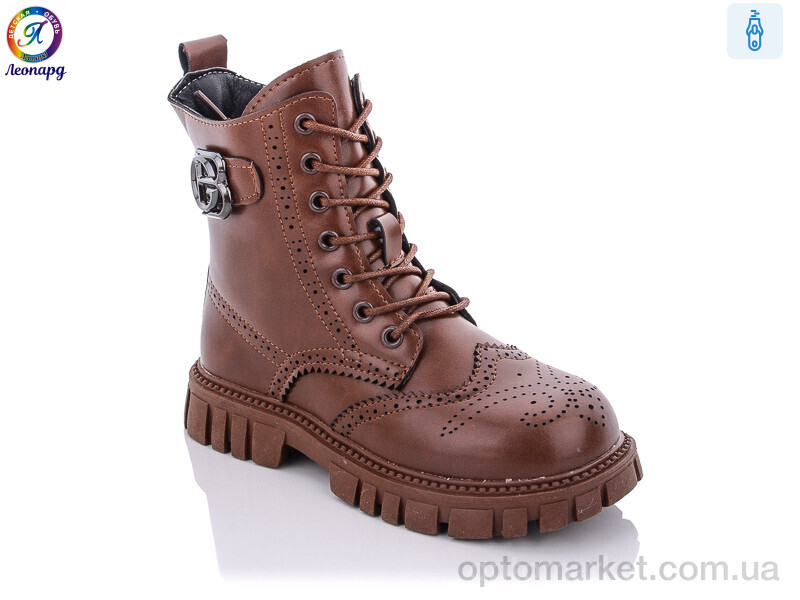 Купить Черевики дитячі M27-27 brown Леопард коричневий, фото 1