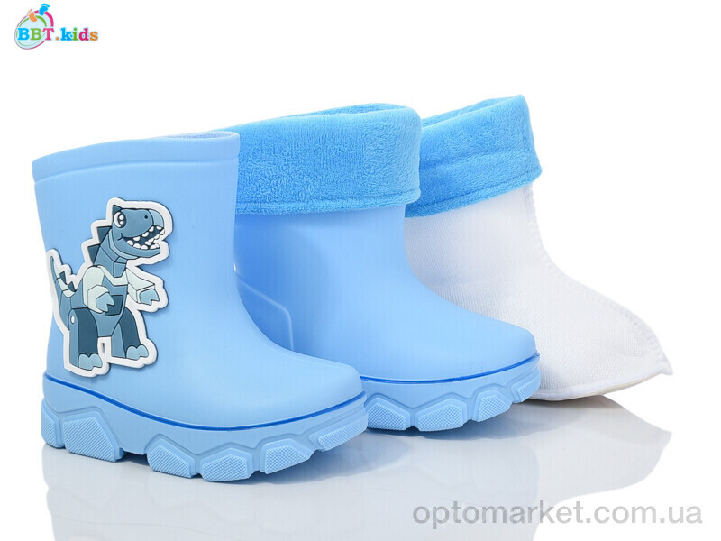 Купить Гумове взуття дитячі M287-1 BBT блакитний, фото 2