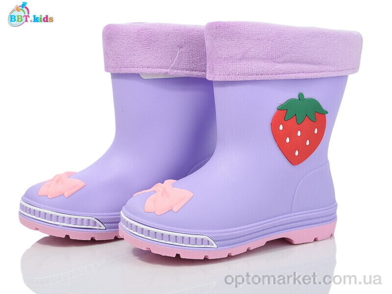 Купить Гумове взуття дитячі M295-1 BBT фіолетовий, фото 1