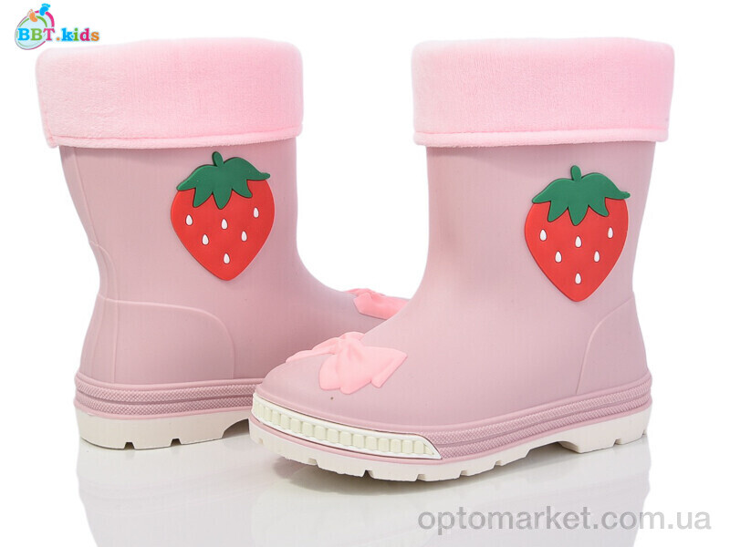 Купить Гумове взуття дитячі M295-2 BBT рожевий, фото 1