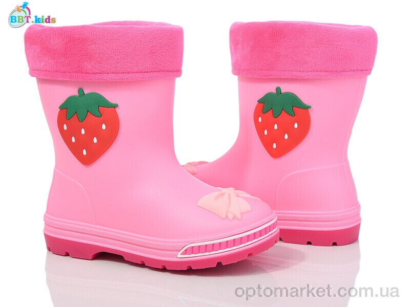 Купить Гумове взуття дитячі M295-3 BBT рожевий, фото 1