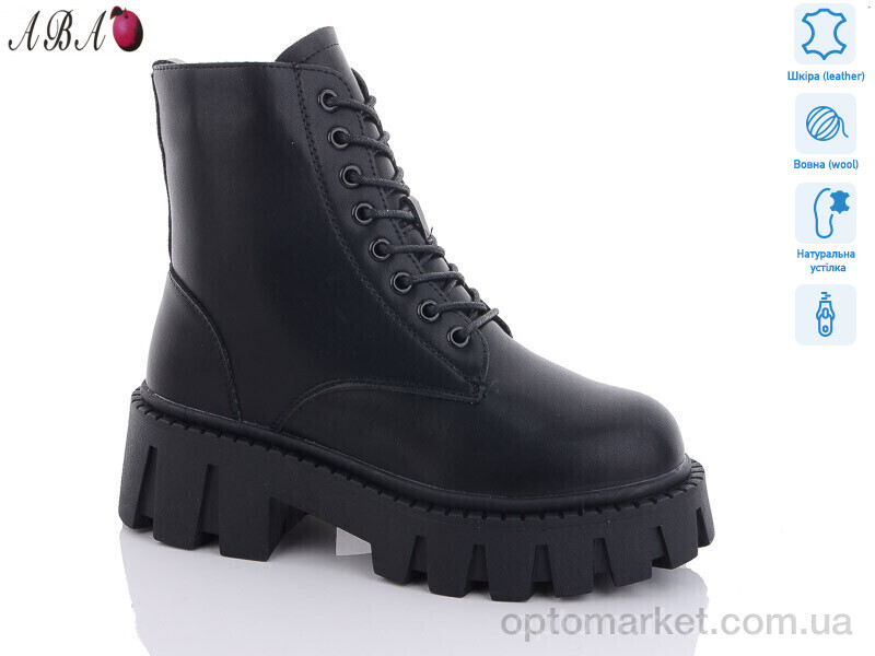 Купить Черевики жіночі M2ABA15 Hengji чорний, фото 1