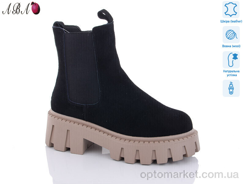 Купить Черевики жіночі M2ABA16-3 Hengji чорний, фото 1