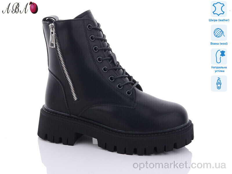 Купить Черевики жіночі M2ABA87 Hengji чорний, фото 1