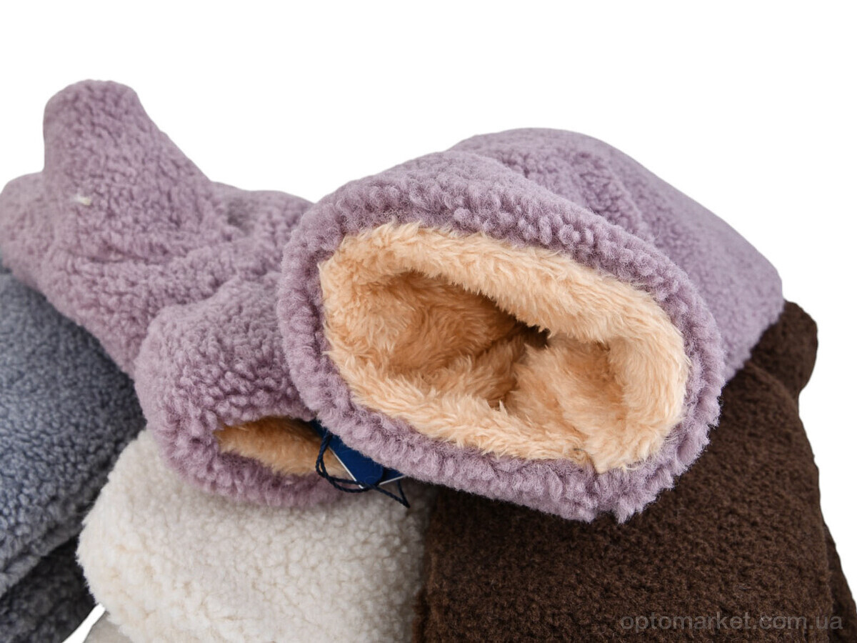 Купить Рукавиці жіночі M3-97 (тедді) mix Number one мікс, фото 2