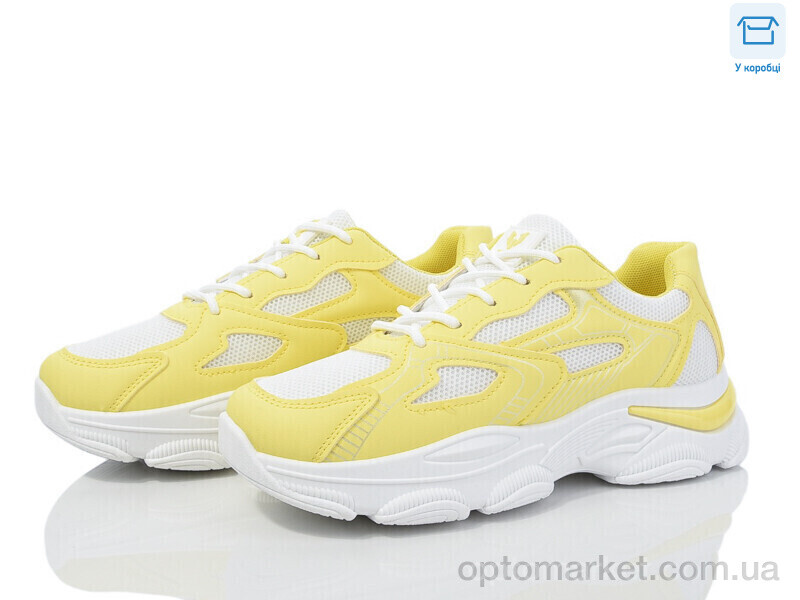 Купить Кросівки жіночі M3 white-yellow M-Style жовтий, фото 1