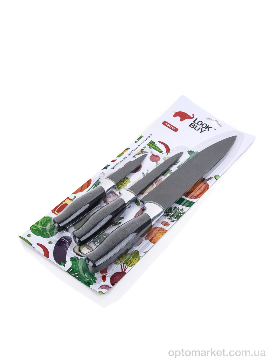 Купить Кухонне приладдя M30265 ножі набір C124-3P LOOK&BUY, фото 1