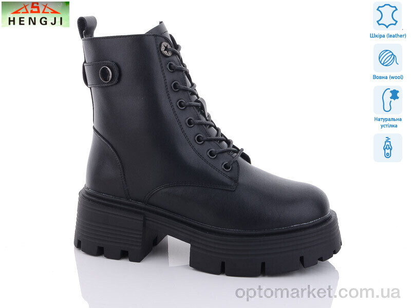 Купить Черевики жіночі M305 Hengji чорний, фото 1