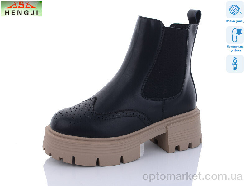 Купить Черевики жіночі M307-2 Hengji чорний, фото 1
