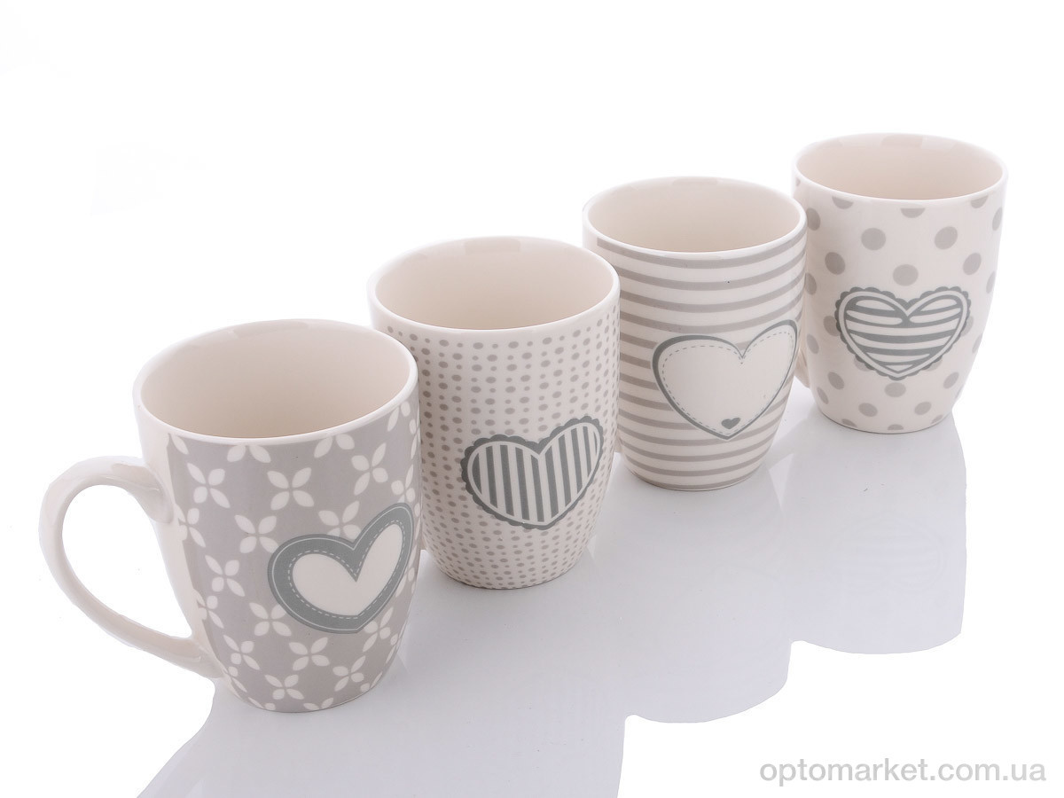 Купить Кухонне приладдя M31236 mix Кружка керамічна 8,3x10,5см LOOK&BUY мікс, фото 1