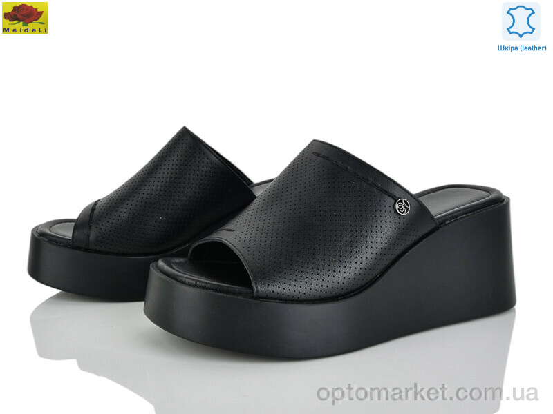 Купить Шльопанці жіночі M313-21 Mei De Li чорний, фото 1
