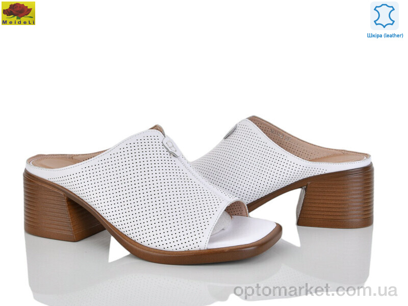 Купить Шльопанці жіночі M313-2 Mei De Li білий, фото 1