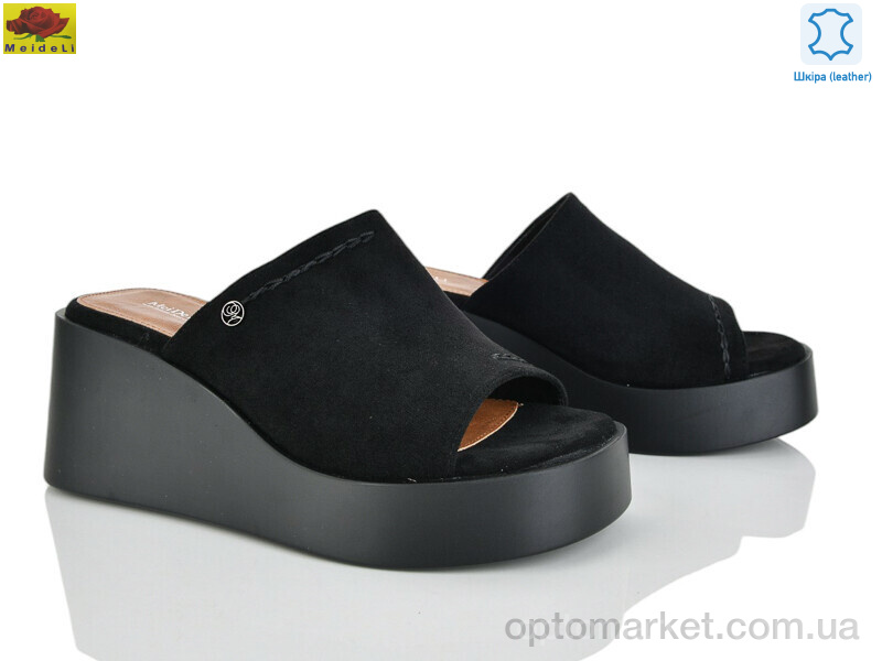 Купить Шльопанці жіночі M313-24 Mei De Li чорний, фото 1