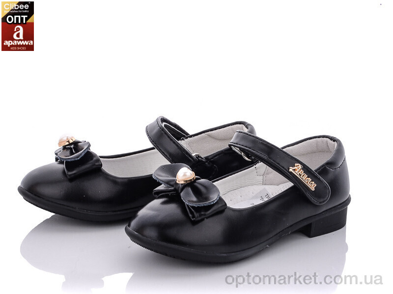 Купить Туфлі дитячі M336 black Apawwa чорний, фото 1