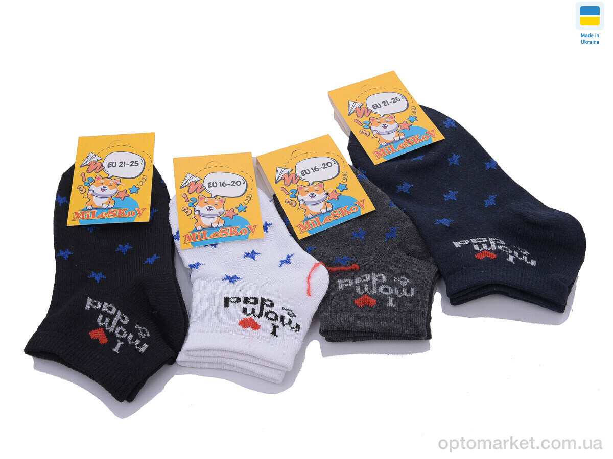 Купить Шкарпетки дитячі M347 (07164) mix MiLeSKoV мікс, фото 1