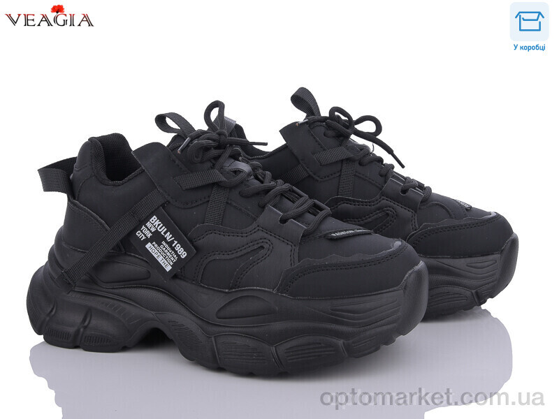 Купить Кросівки жіночі M35-1 Veagia чорний, фото 1