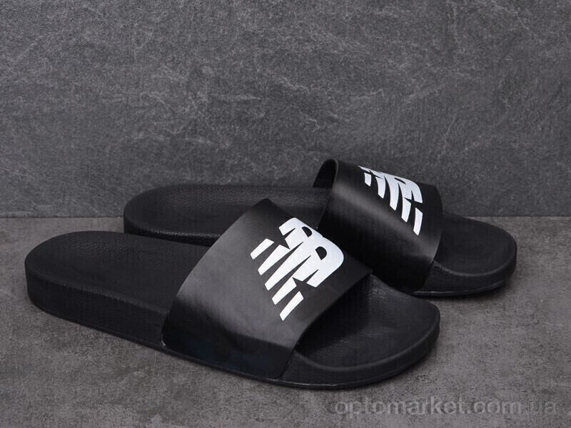 Купить Шльопанці чоловічі M350-1 N.w balance чорний, фото 3