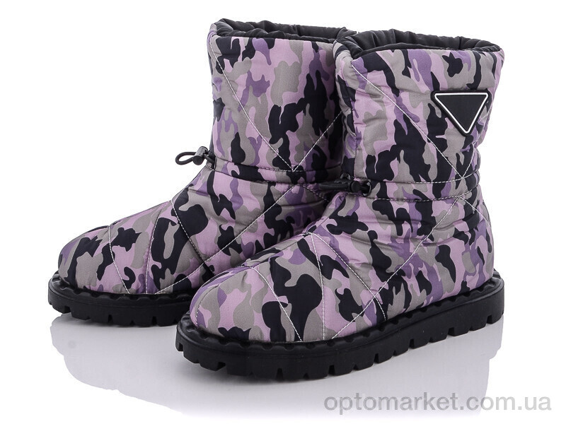 Купить Дутики жіночі M3(5909)-9 purple Violeta only one фіолетовий, фото 1