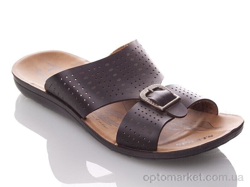 Купить Шльопанці чоловічі M3830 black Demur чорний, фото 1