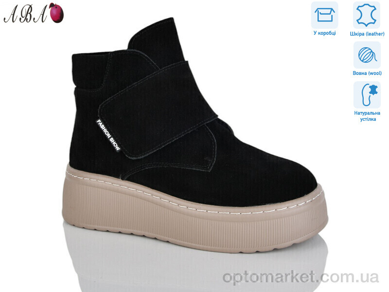 Купить Черевики жіночі M3ABA08-1 Hengji чорний, фото 1