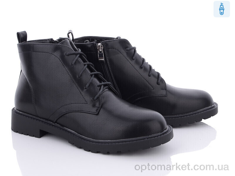 Купить Черевики жіночі M4-1 Uno shoes чорний, фото 1