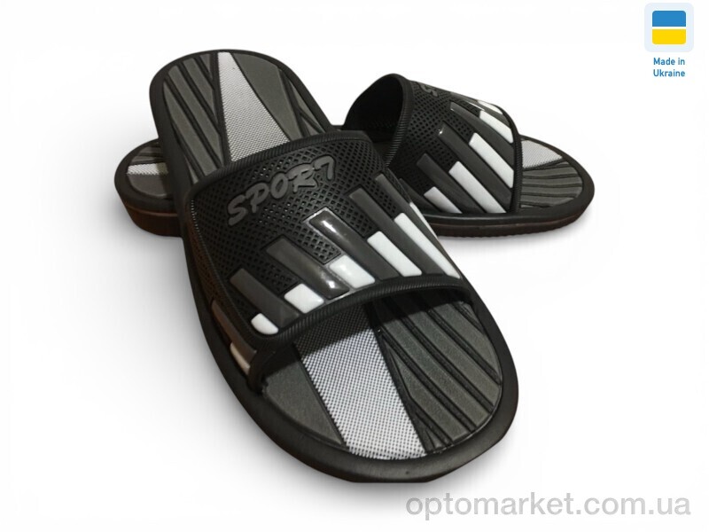 Купить Шльопанці чоловічі M4 чорний Roksol чорний, фото 1