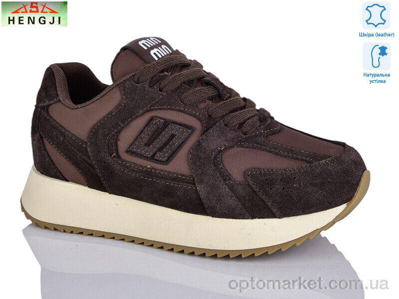Купить Кросівки жіночі M5 Hengji коричневий, фото 1