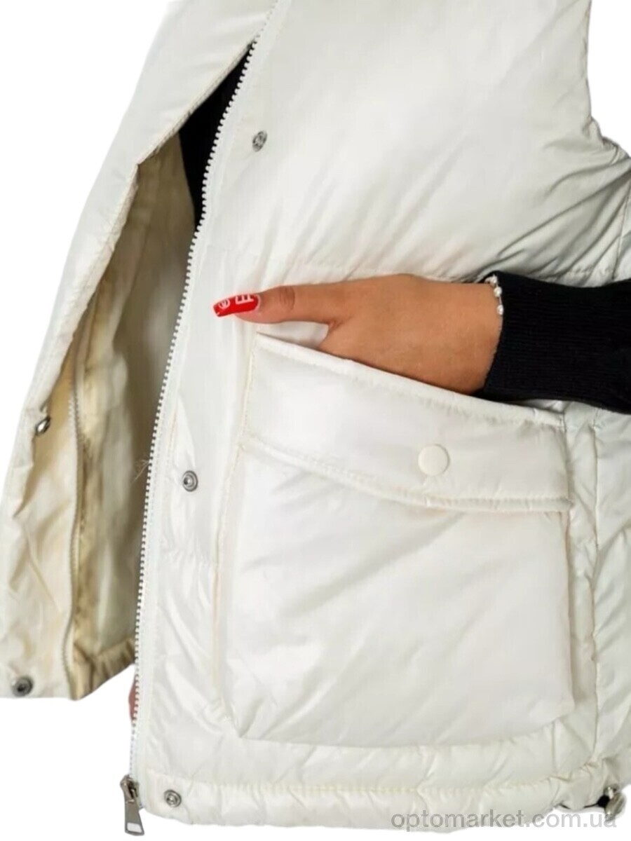 Купить Жилетка жіночі M533 white AGER білий, фото 5