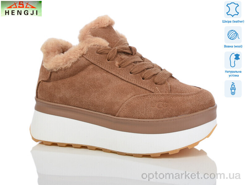 Купить Кросівки жіночі M578-4 Hengji коричневий, фото 1