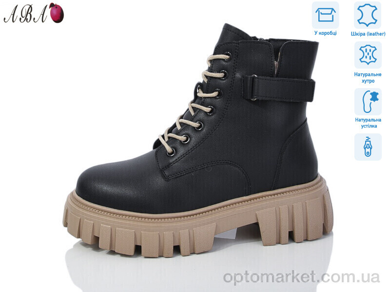 Купить Черевики жіночі M5ABA22-2 Hengji чорний, фото 1