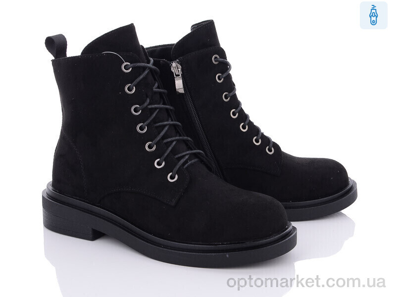 Купить Черевики жіночі M6-2 Uno shoes чорний, фото 1