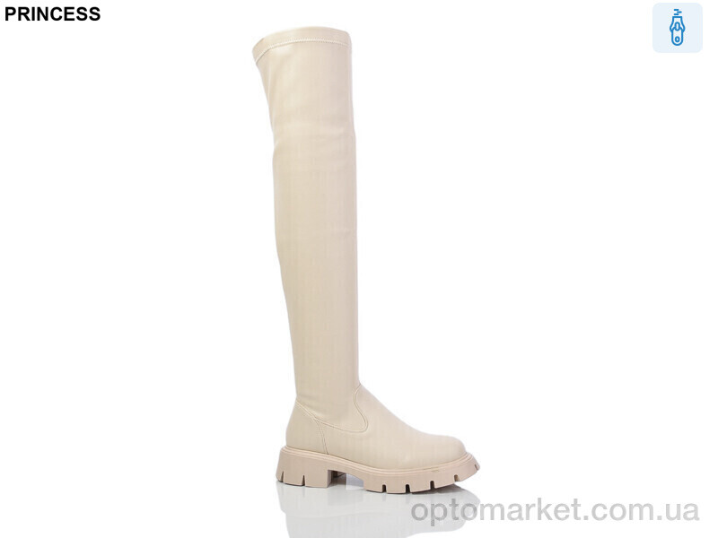 Купить Ботфорти жіночі M604 Алена бежевий, фото 1