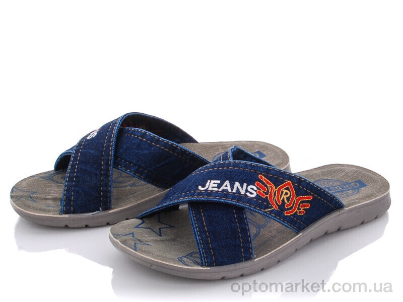 Купить Шльопанці чоловічі M6127 blue Goldstar синій, фото 1
