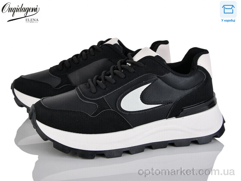 Купить Кросівки жіночі M6603-1 Ouqidageni чорний, фото 1