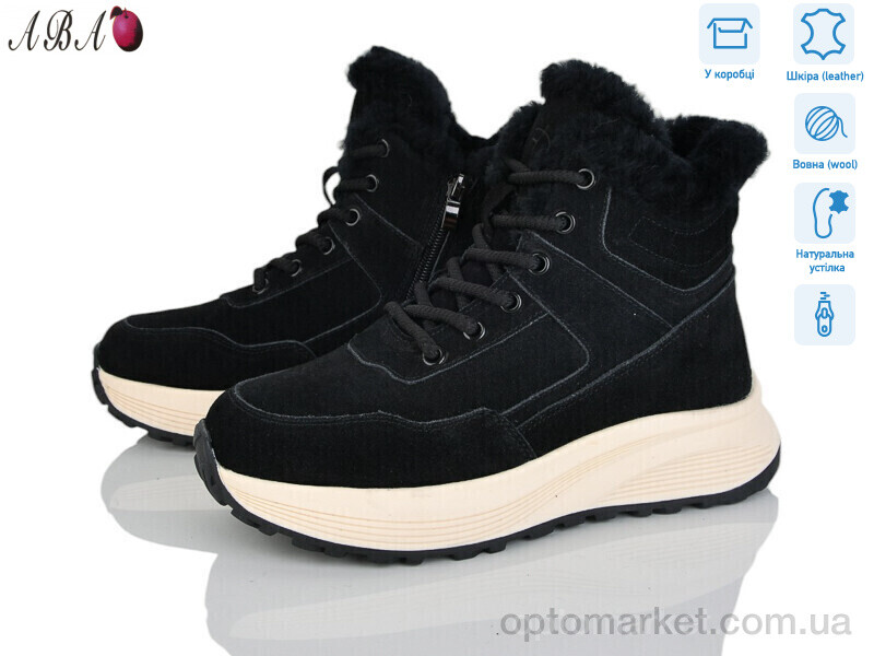 Купить Черевики жіночі M6ABA21-1 Hengji чорний, фото 1