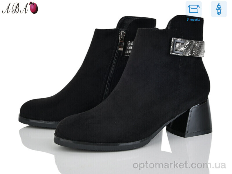 Купить Черевики жіночі M6ABA4-1 Lemon чорний, фото 1