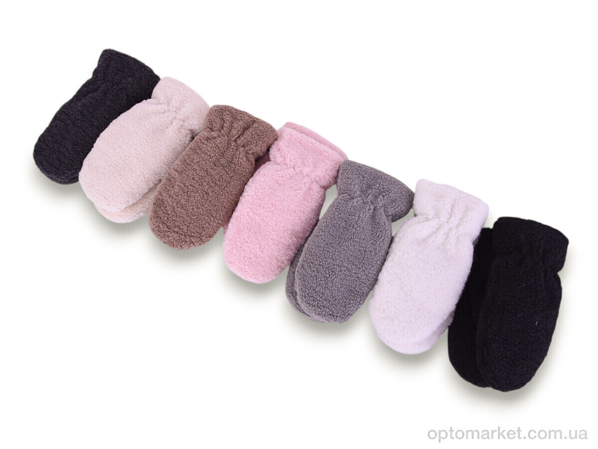 Купить Рукавиці дитячі M7-71 (тедди) mix Number one мікс, фото 1