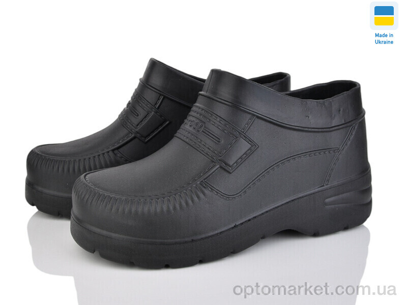 Купить Галоші чоловічі М7 холод. Чорний Cross чорний, фото 1