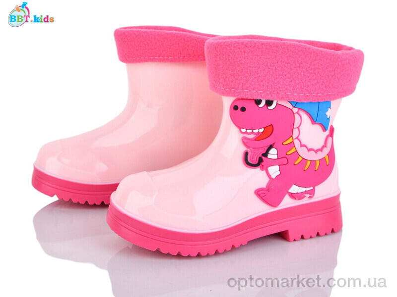 Купить Гумове взуття дитячі M726-5 BBT рожевий, фото 1