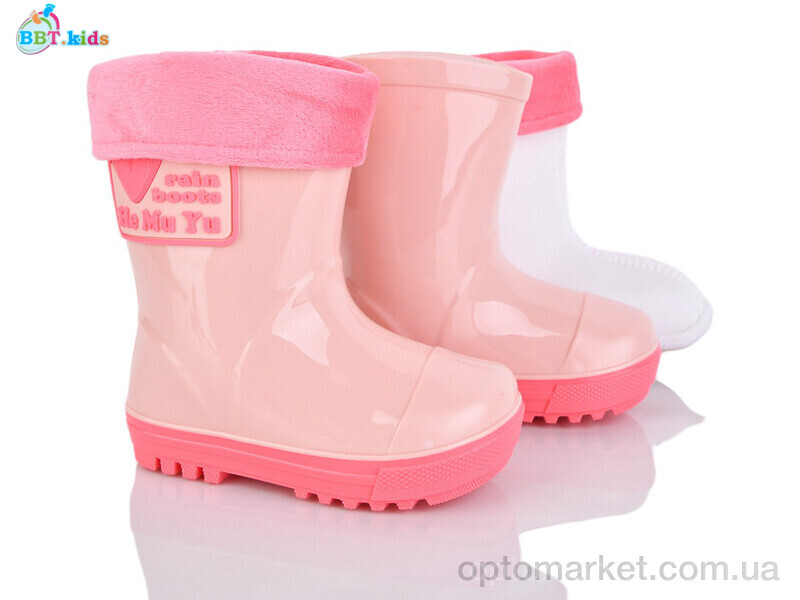 Купить Гумове взуття дитячі M731-1 BBT рожевий, фото 1