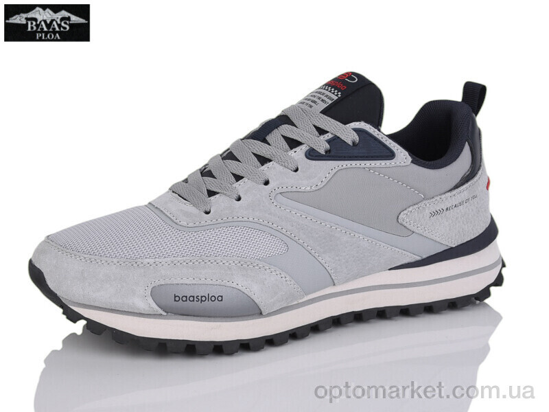 Купить Кросівки чоловічі M7478-7 Baas сірий, фото 1